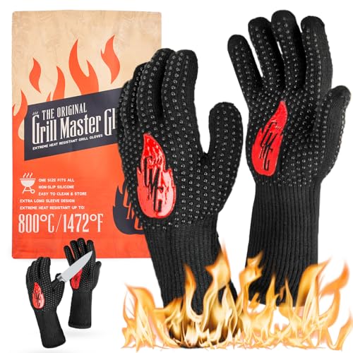 Grill Master Hitzebeständige Grillhandschuhe bis 800°C