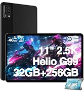 DOOGEE T30 Ultra Tablet 11 Pollici 2.5K, 32GB RAM, 256GB ROM, Helio G99, Batteria 8580mAh, Android 13, Blu - 2