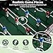 Goplus Foosball Table, 2-in-1 Soccer Table with Detachable Legs for Tabletop, Freestanding Arcade Game Table with 2 Balls, 2 Score Records for Adults, Indoor Home Office Bar Game Room