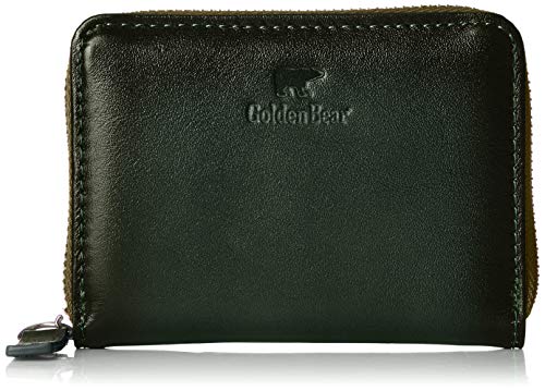 [ゴールデンベア] 深みのあるシャドー仕上げ 小銭入れ ICカード対応 キーホルダー付 GBMW9HC1 グリーンのサムネイル