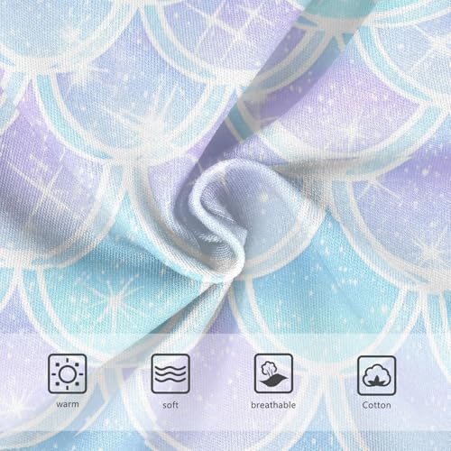 Blue Purple Mermaid Scale Toddler Girls's Underwear 2T 202c14523