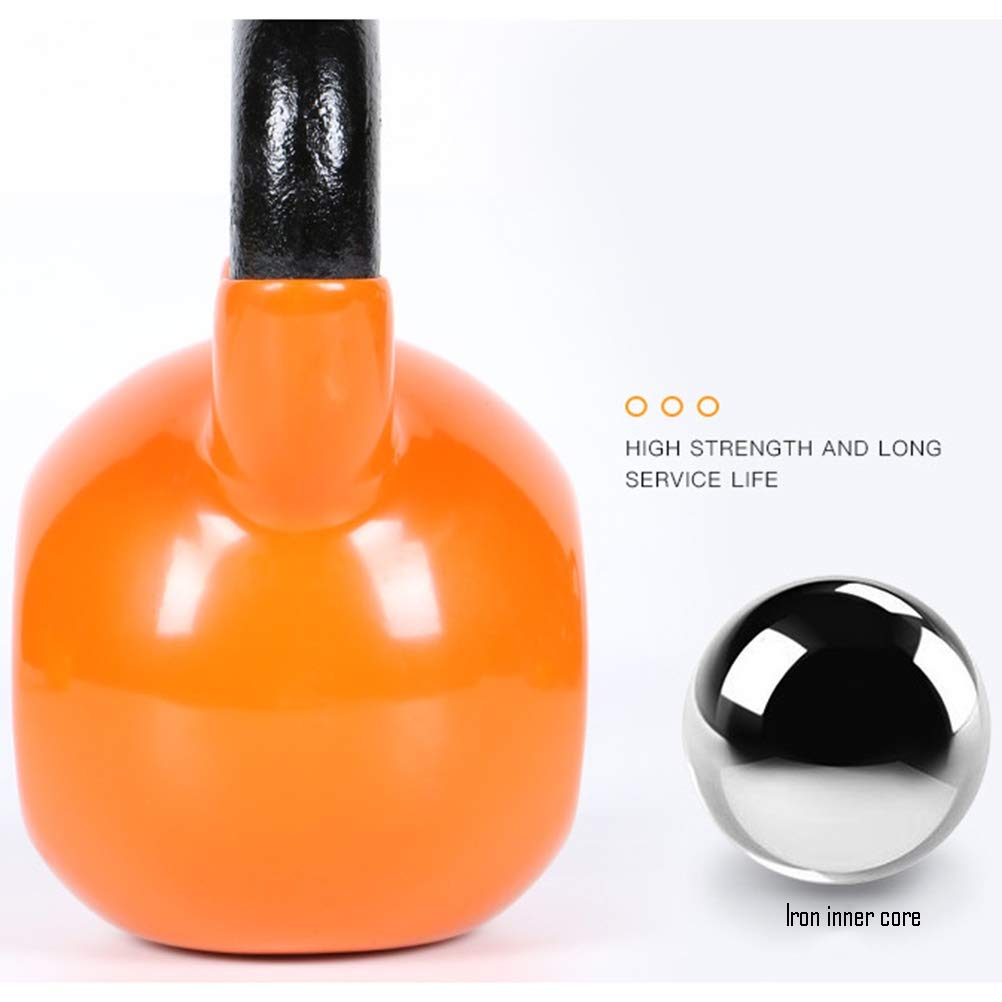 GYHOME Pesas Rusas De Hierro Fundido, Kettlebells De Gimnasia Deportiva para El Hogar, Dispositivo De Entrenamiento con Pesas De Flexiones De Sentadillas, 2.3-16 Kg (Size : 2.3kg/5lb)