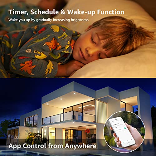 Lepro Gu10 Smart Light Bulbs, Rgb Color Changing Led Bulb, Compatible With Alexa & Google Assistant, Dimmable With App, 50W Equivalent Track Light Bulb, No Hub Required, 2.4G Wifi Only, Pack Of 4 #TOP4