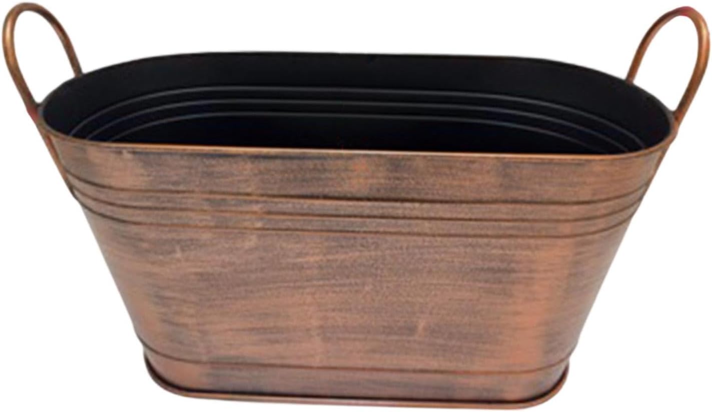 Fenteer Firewood Bucket with Handle,Log Holder Carrier Container Outdoor Indoor Bin Storage Tub for Yard Room Gatherings