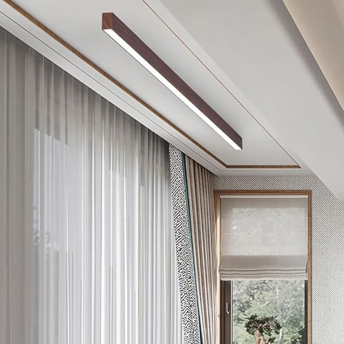 Plafonnier LED Cuisine Acrylique Luminaire Plafond Industriel Salon 100cm