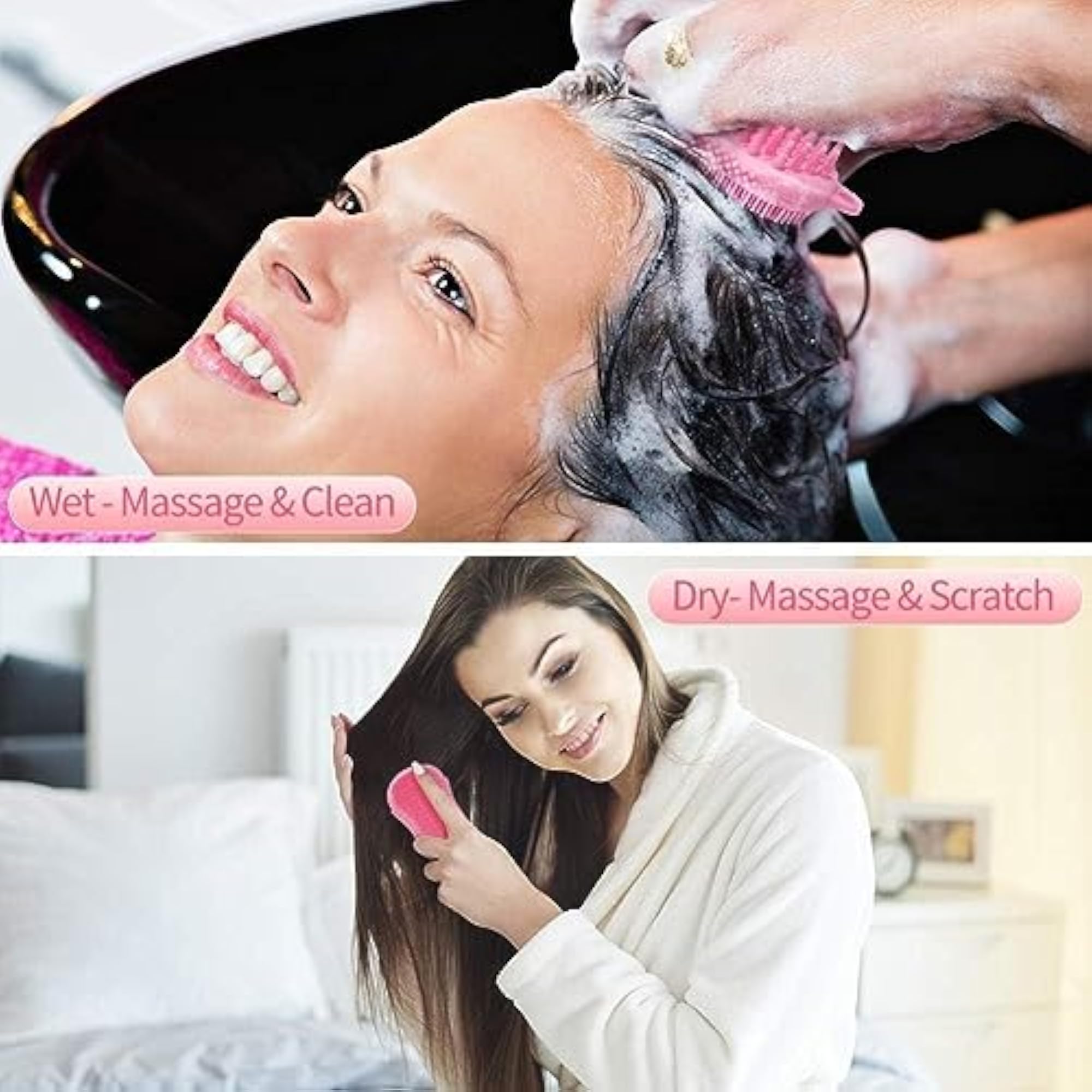 Silicone Bath Body Brush Ultra Soft Exfoliating Scrub Brush