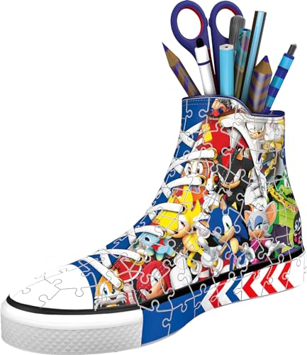 Ravensburger Sonic The Hedgehog Sneaker 3D Puzzle | Unique Collectible Puzzle with 108 Pieces | Fun for Sonic Fans | No Glue Needed - Image 3