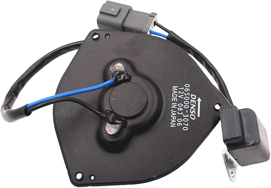 Electrical Condenser Radiator Cooling Fan Motor 38616-PWA-J01 38616PWAJ01 Compatible with Honda-JAZZ CIVIC 2005-2008 065000-3070