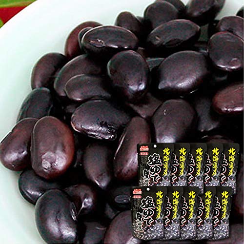 北海道産 塩ゆで黒豆 50g×8袋まとめ買いセット 北海道産光黒大豆100%使用 無添加 トーノー