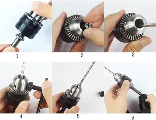 Miniatura 5 de Auniwaig Adaptador de portabrocas de 12 pulgada, destornillador sin llave, herramienta de conversión de convertidor de taladro, adaptador de