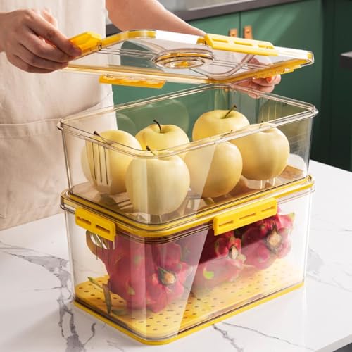 Caja de pan con grabación de tiempo y contenedor hermético con alfombrilla para cocina 4