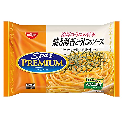 [冷凍] 日清食品 日清スパ王プレミアム 焼き海苔とうにのソ－ス 276g×7袋