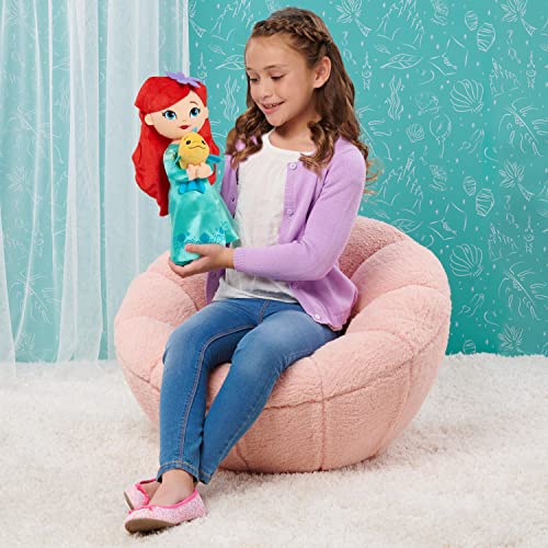 Disney Princess Lil' Friends Ariel & Flounder 14-inch Plush Doll, Kids Toys for Ages 3 Up by Just Play - Thumbnail 2