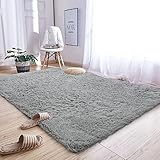Andecor Soft Fluffy Bedroom Rugs, 5 x 8 Feet Indoor Shaggy Plush Area Rug for Boys Girls Kids Baby C