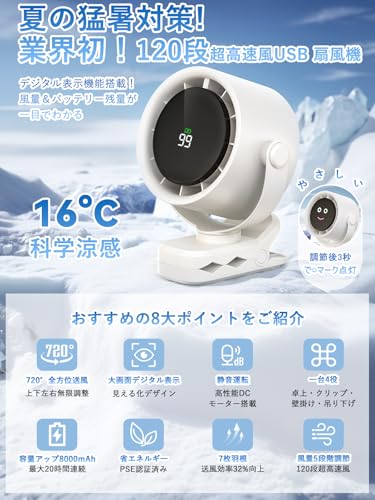 BILIWAL 卓上扇風機 A222-B の商品画像 1