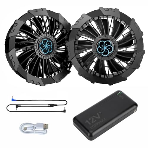 空調作業服 バッテリーファン 2箱セット20000mAh 風量4段階 空調服 Amazon.co.jp: Gorbobo 空調作業服 12V高出力 ファンバッテリー