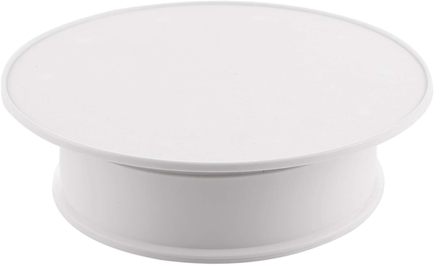 GzPuluz Lightbox LED 20cm 360 Degree Electric Rotating Turntable Display Stand Photography Video Shooting Props Turntable, Max Load 1.5kg, Powered by Battery & USB (Black) (Color : White)