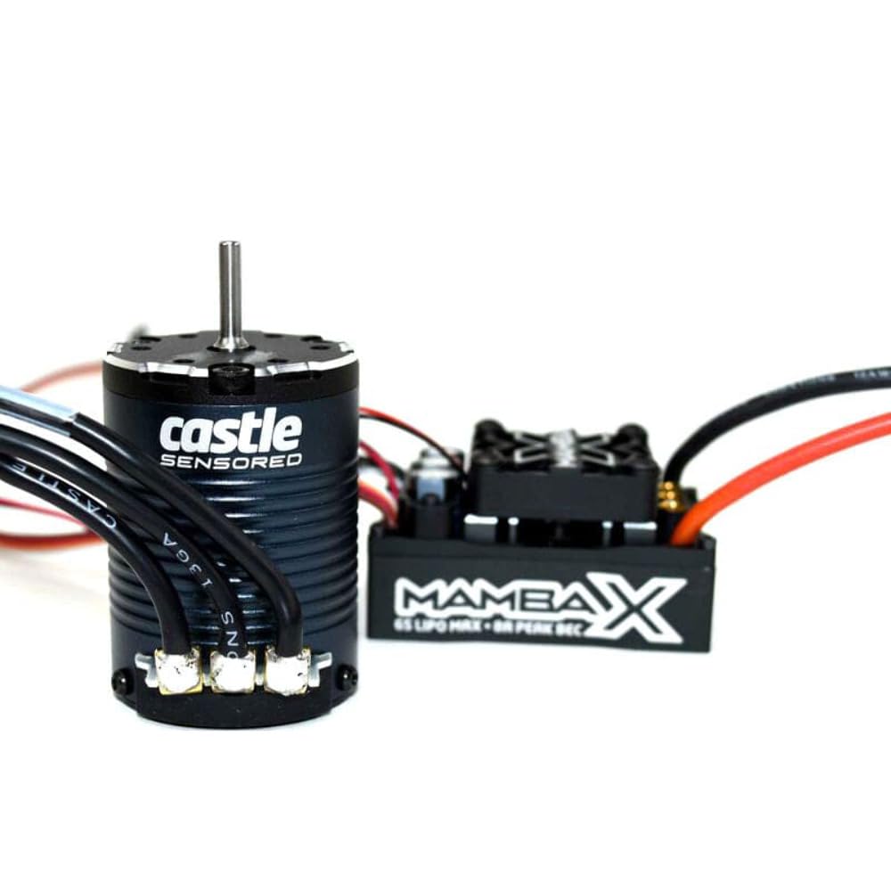 Mamba X, SENSORED, 25.2V WP ESC and 1406-2280KVCOMBO, Black