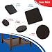 Protectores para patas de mesa. Juego de 150: 118 fieltros adhesivos y...