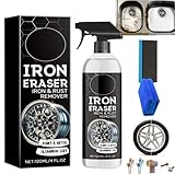 Generisch Iron Eraser Rust Remover Spray, 2026 New Iron Powder Remover Spray for Car Wheels and Paint, Car Rust Removal Spray,Acting Rust and Brake Dust Removers for Wheels, Tools & Hardware (1)