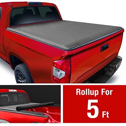 Maxmate Soft Roll-Up Truck Bed Tonneau Cover Compatible With 2016-2023 Toyota Tacoma | 5' (60") Bed | Tct169044 #TOP1