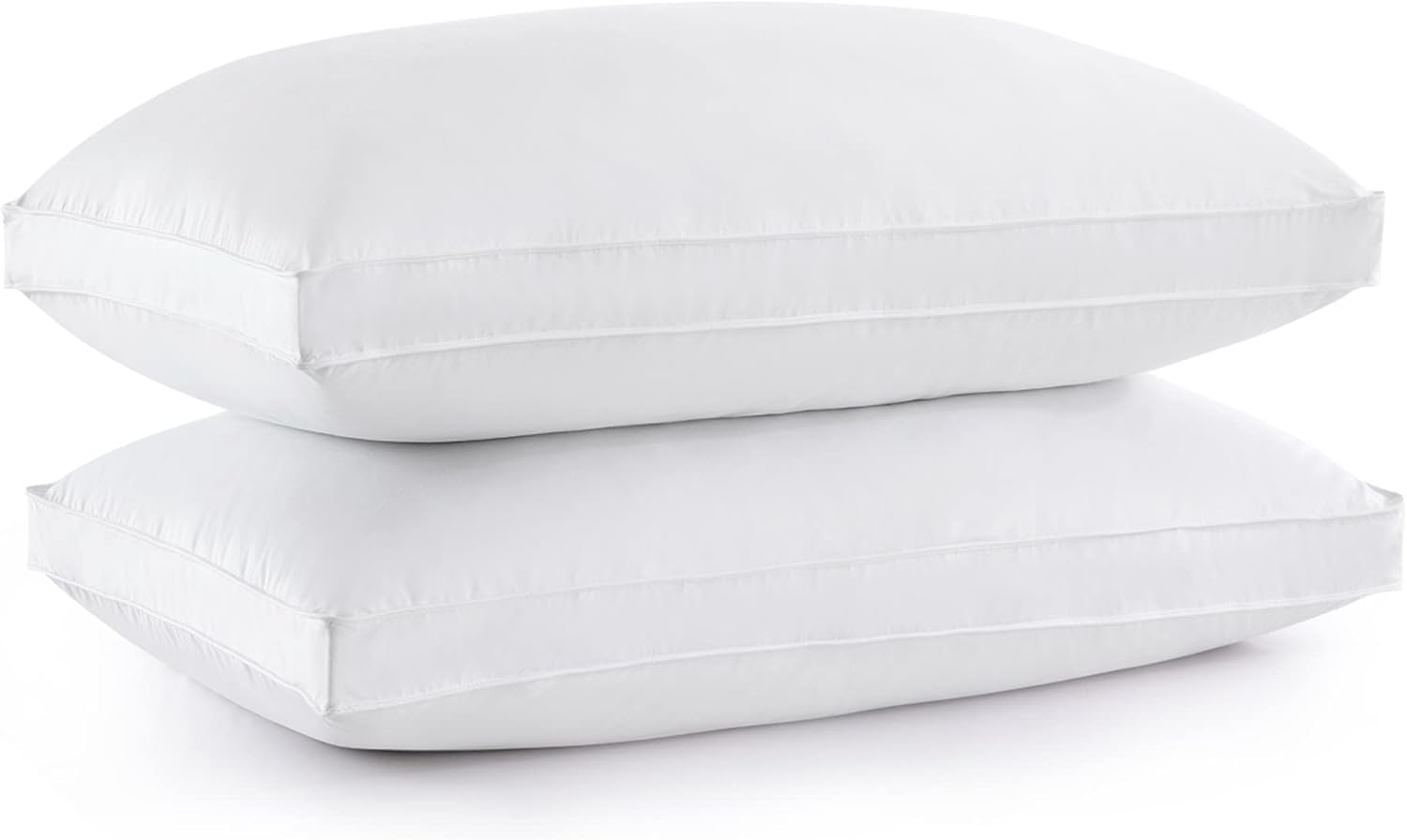 puredown® Goose Feather Down Pillow Gusseted Bed Pillows for Sleeping