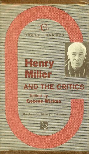 Henry Miller and the Critics B0014IVTSO Book Cover