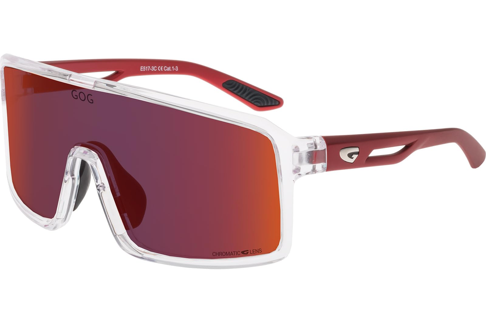 GOG - Occhiali da sole ciclismo running unisex polarizzati a specchio