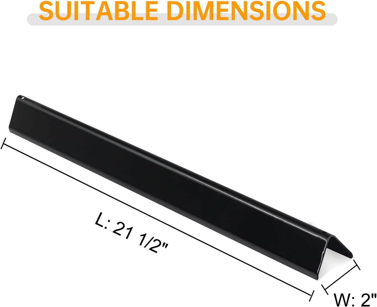 21.5 Inch Flavorizer Bars Replacement Parts for Weber Spirit E-210 Spirit 200 Series,Heat Plate for Silver A Spirit 500 7534 65902
