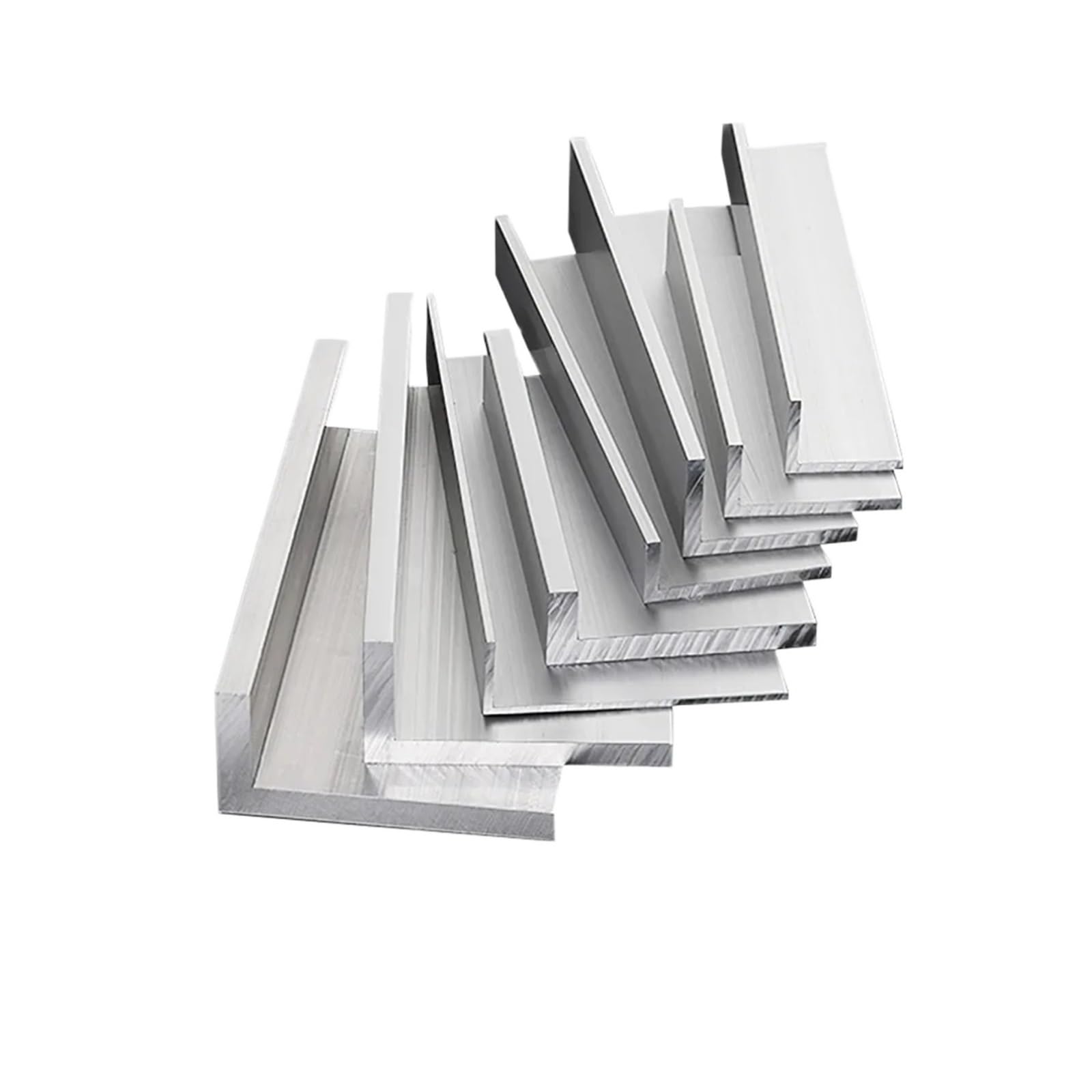 Perfil triangular de aluminio 6063 con ángulo recto, longitud de 500 mm, grosor de 2/3/4/5 mm, esquinas iguales en forma de L, borde de 90°(4x40x40mm)