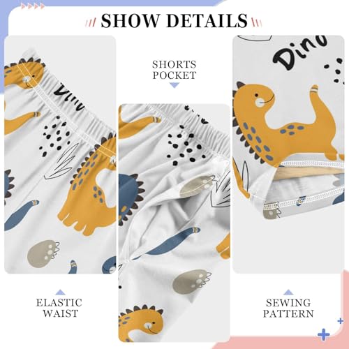 Hand Drawn Dinosaur Eggs Doodle Boys Pants for Kids Jogger Pants