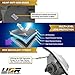 USR DEPO 93-97 Delsol Corner Lights - Front Cornering Parking Turn Signal Lamp (Left + Right) Compatible with 1993-1997 Honda Del Sol (All Clear Lens, Comes w/ x2 Amber Bulbs and sockets) Si VTEC