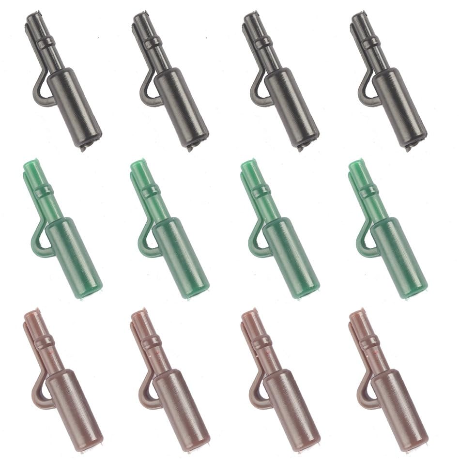 Set de 60 clips y conectores para pesca en 3 colores miniatura 1