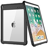 iPad Pro 10.5 Waterproof Case. Lanwow Exclusive Rugged Design Full Body Protect Shockproof Transparent Cover with Lanyard Strap Built in Screen Protector Waterproof Case for iPad 10.5 inch