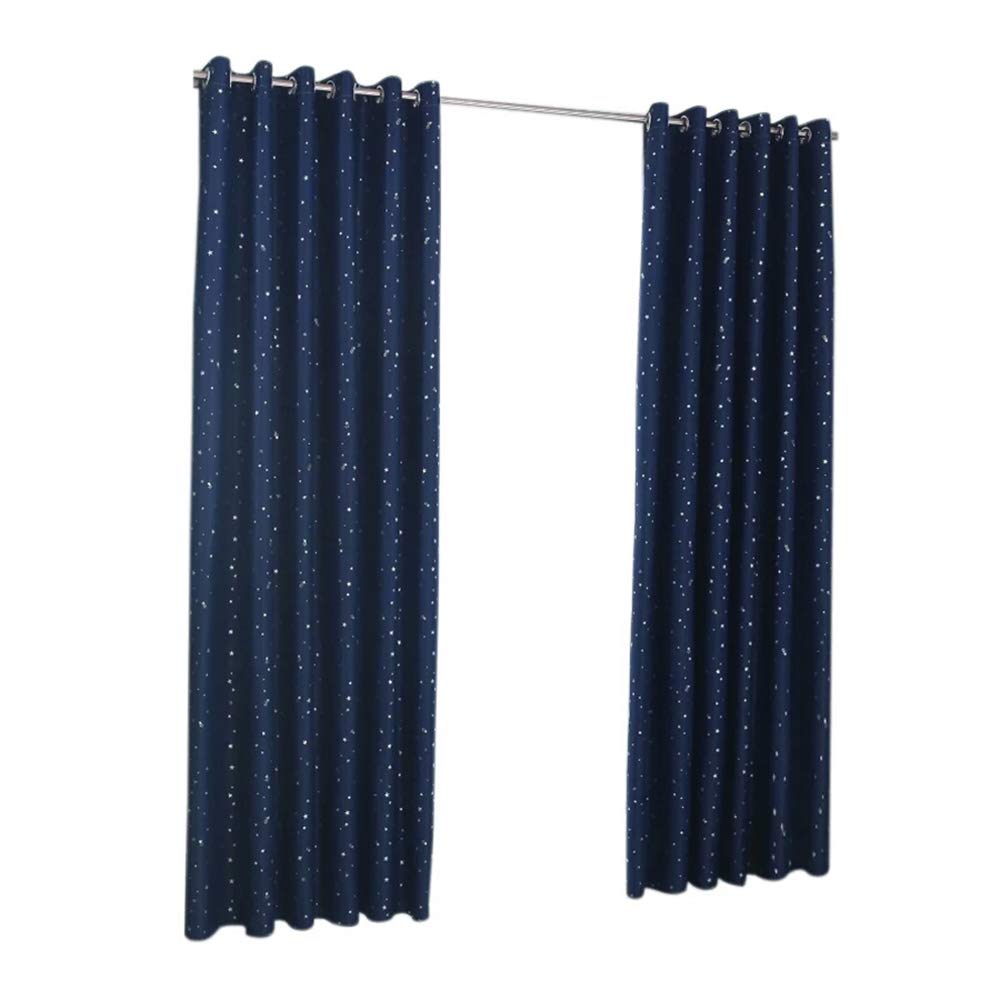 Decdeal Blackout Curtains Sliding Patio Door Curtain for Living Room Window Patio Door 51"X40" 1 Panel-image-16