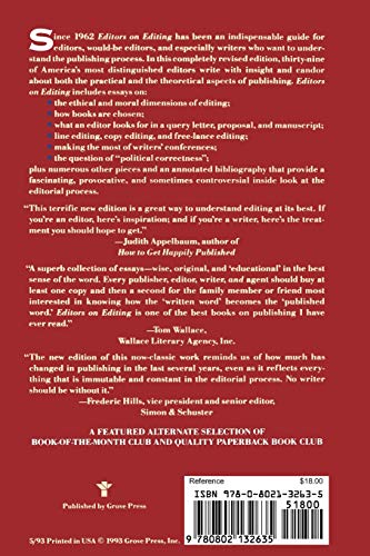 Editors on Editing: What Writers Need to Know about What Editors Do