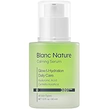 Calming Serum, Soothing and Hydrating Serum for All Skin Types with Hyaluronic Acid, Centella Asiatica and Panthenol, Korean Skincare for Glass Skin, 1.01 fl oz (30 ml)