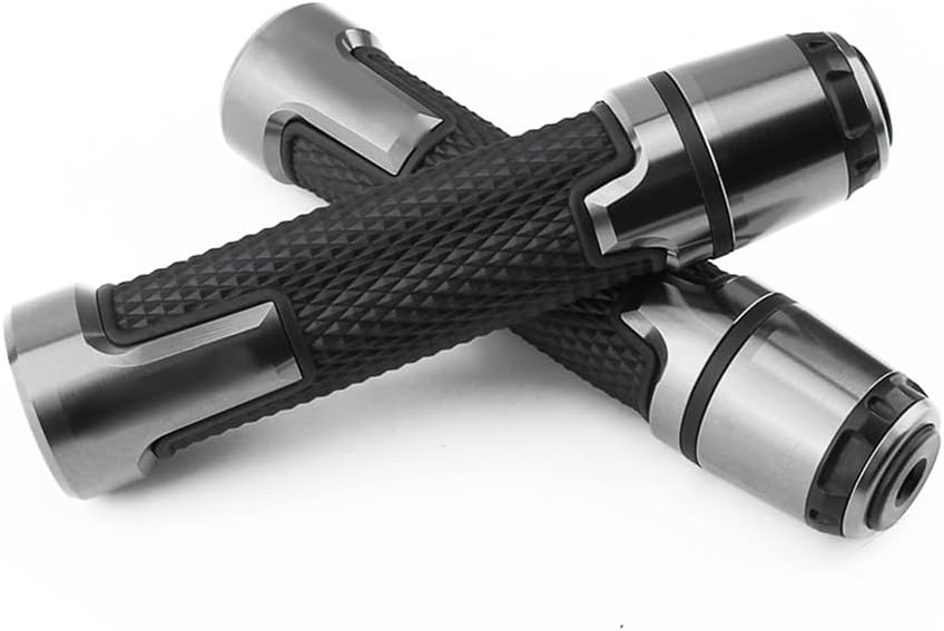 SCUUBE Handlebar Plug for Kawasaki Ninja 650 400 300 250 250R 500R 750R ZX 6R 10R Motorcycle Handlebar Grips Anti Skid Rubber Grips Handle Bar Ends CNC Aluminum 7/8" 22mm (Color : G)