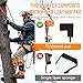 Xeoca Tree Climbing Spikes Set Tree Climbing Gear 1 Pair Alloy Steel Climbing Spurs 350lbs Load Capacity Arborist Equipment for Climbers, Fruit Picking and Lumberjack