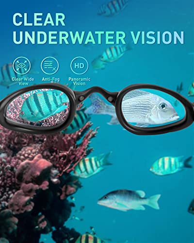 Image of SUMARPO Swim Goggles for Men Women, Anti-Fog Clear No Leaking Swimming Goggles for Adults