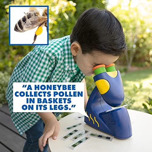 Educational Insights GeoSafari Jr. Talking Kids Microscope, Preschool STEM Toy, Featuring Bindi Irwin, Ages 3+ 2 51cReob4EgL. AC