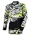 O'Neal Unisex-Adult Element Attack Jersey Black/Hi-Viz Large