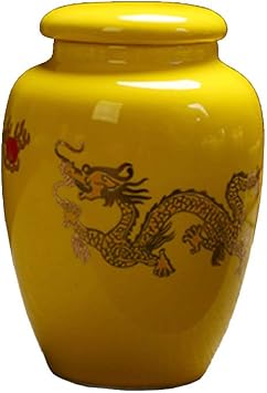 Japanese-Style Ceramics Tea Canister Traditional Tea Caddy Sugar Canister for Kitchen Sealed Ceramics A17