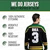 Ross The Boss Rhea #3 St John’s Shamrocks Hockey Jersey – Goon-Inspired Throwback, Stitched Letters, Sizes S–5XL, Black, L #4