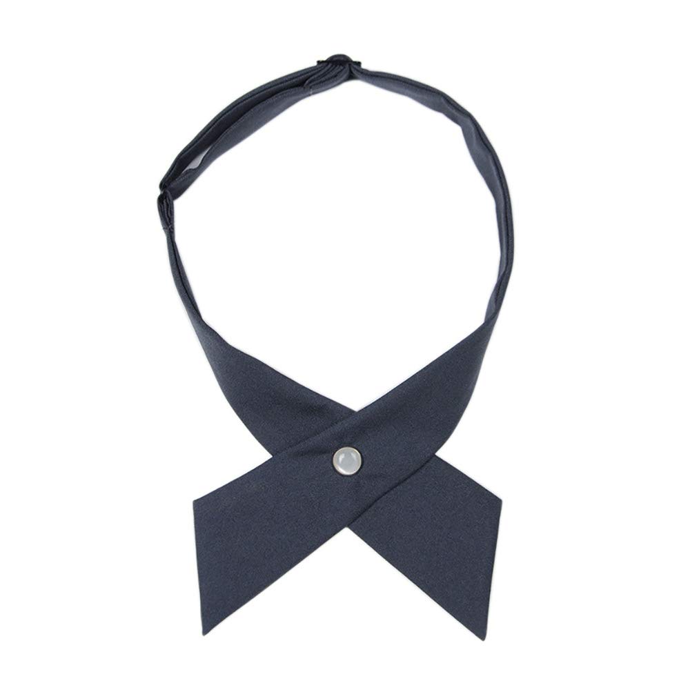 Men & Women Adjustable Criss-Cross Bow tie School Uniform Pre Tied Bows for Girls Bow tie,Jobs bowtie