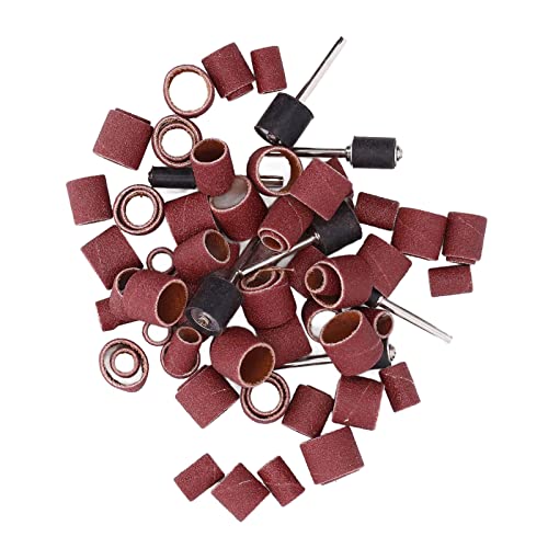 Sanding Drum Set, ?120 Pcs Sturdy Durable Professional Sander Drum Kit, Sanding Sleeves for Electric Grinders Handheld Grinding Machines