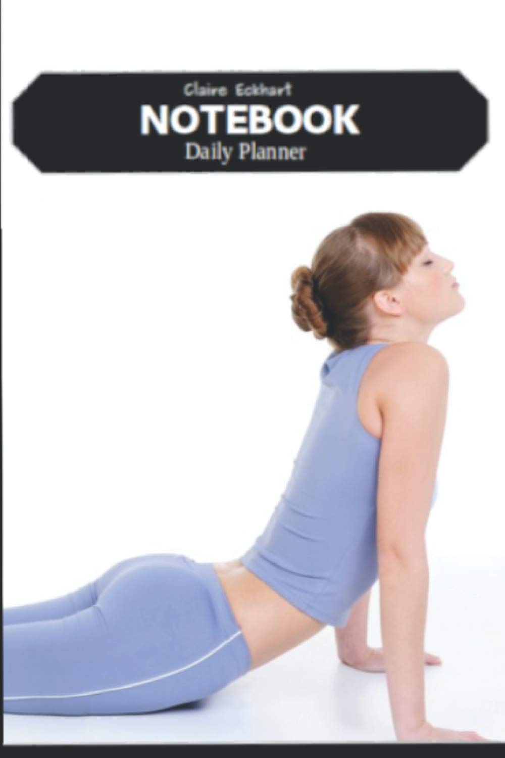 Daily Goal planner notebook undated with notes, to do list, Reminders with home workout girl design cover: This daily and weekly planner notebook is well optimized and organized for your Needs