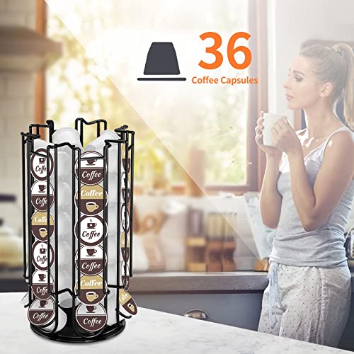 Roycar Coffee Pod Holder Coffee Maker Cup Capsules Holder Organizer For K Cup Coffee Pods, Holds 36 Pods, Black #TOP5