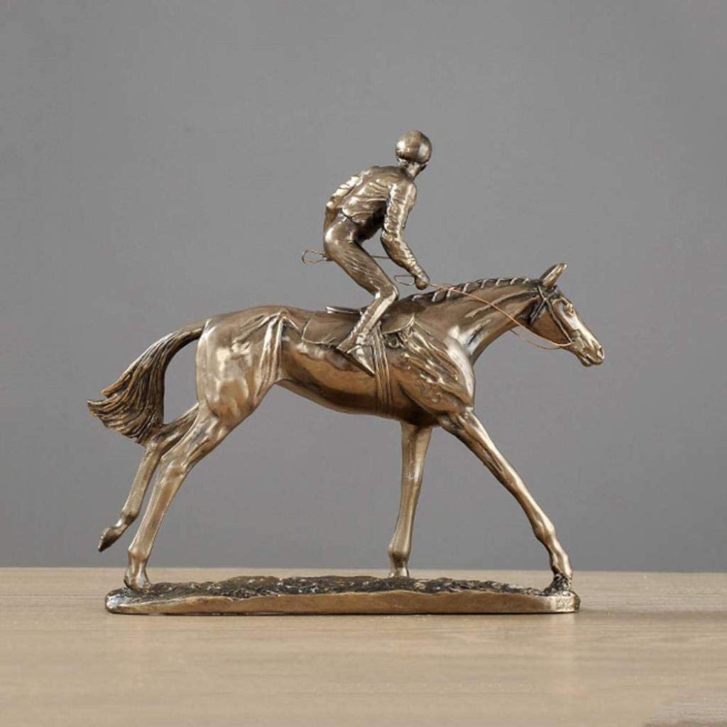 馬 置物 ジョッキー オブジェ 競馬 グッズ ブロンズ 馬 置物 ジョッキー オブジェ 競馬 グッズ ブロンズ