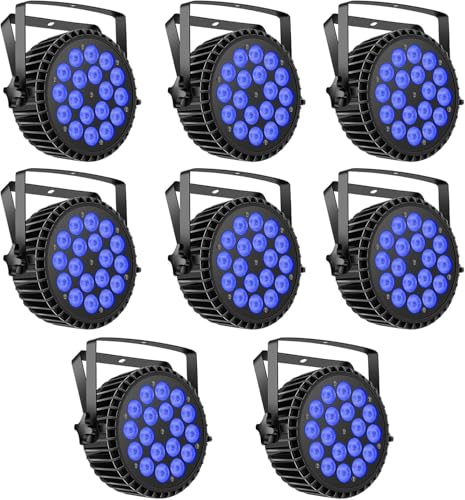 U’King 18x12W RGBW 8-Pack